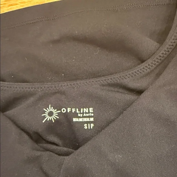 Aerie Black Tank Top - Picture 7 of 7